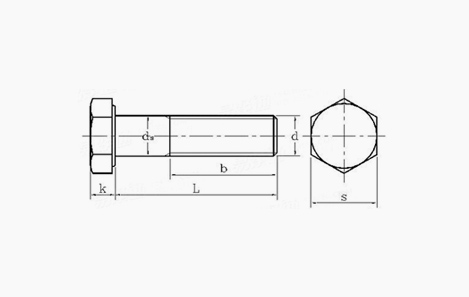 HEX BOLT(PART THREAD)