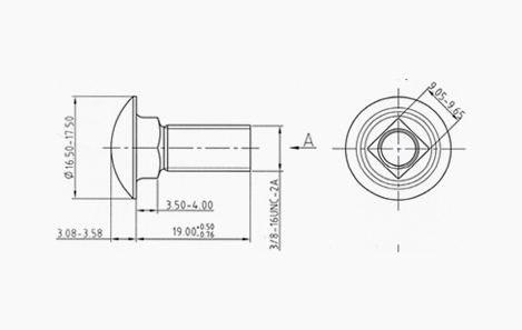 MUSHROOM HEAD SQUARE NECK BOLT