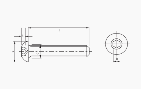 BUTTON HEAD CAP SCREWS